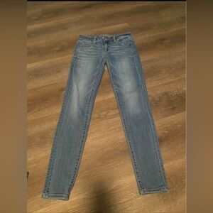 American Eagle “super stretch” super low jeggings size 0